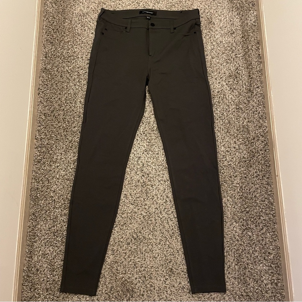 Dark Gray Tight Slacks by Liverpool - Women’s 12